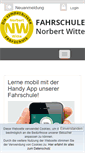 Mobile Screenshot of fahrschulen-witte.de